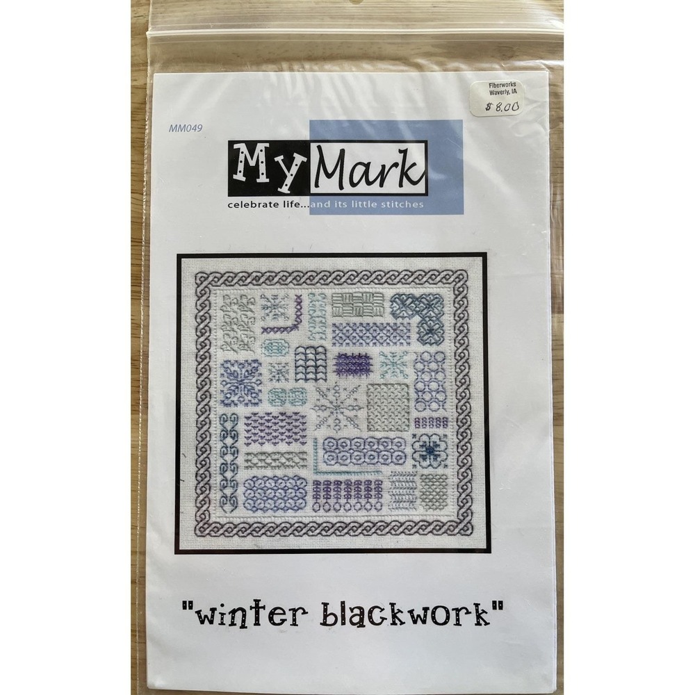 Winter Blackwork ~ My Mark Designs ~ Cross Stitch‎ Pattern MM049 NIP